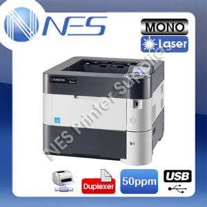 Kyocera ECOSYS P3050DN A4 Mono Laser Network Printer+Auto Duplex 50PPM TK-3174 (RRP$1131.90)